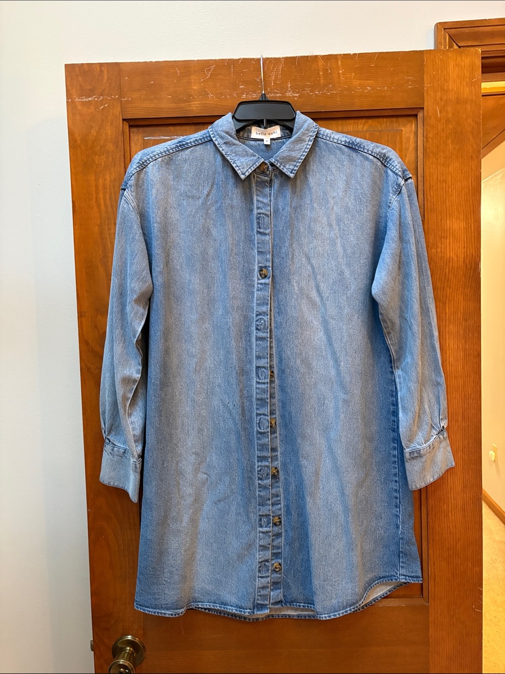Bella Dahl Light Blue Denim Button-Front Shirt